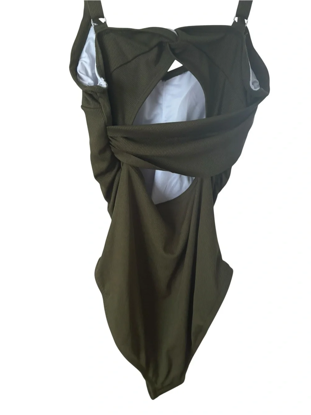 Cupshe Olive Green One-Piece Swimsuit